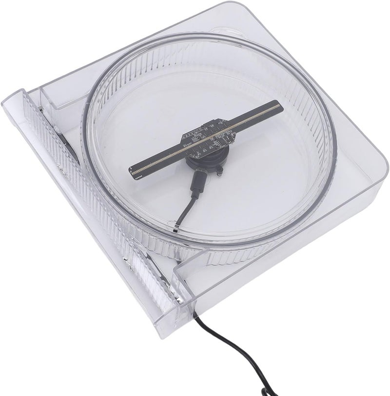 Walmeck 3D Hologram Fan 5.5 Inch 2000x128 LED Advertising Projector with 128 Beads for Shop - Image 5